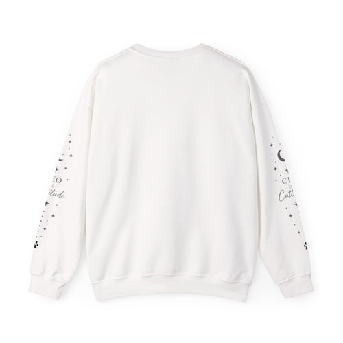 Crewneck Sweatshirt — "CEO of Cattitude" Cat Graphic Pullover